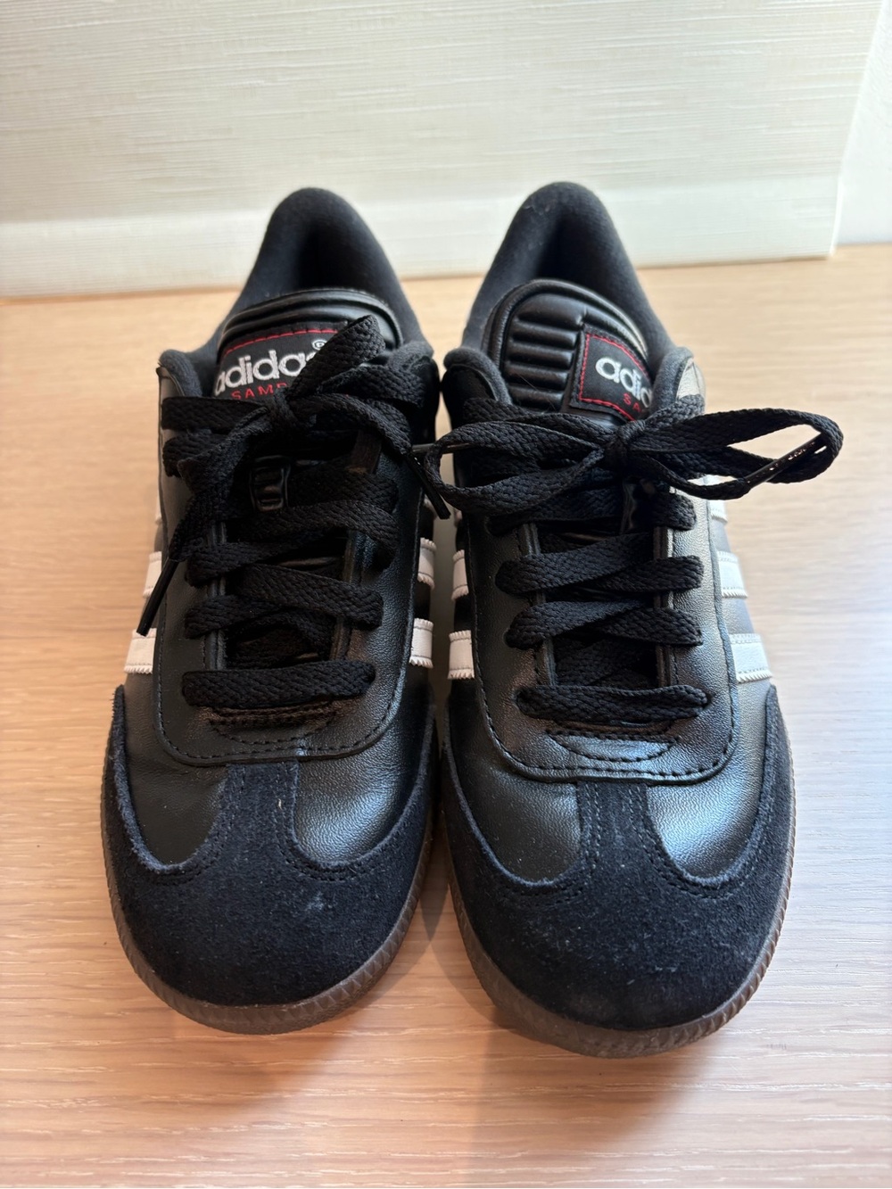 adidas Kids Samba Sneakers in Black and White - Picture 4 of 6